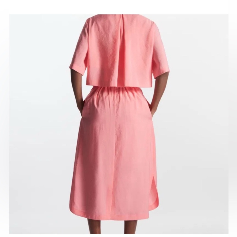COS Pink Midi Dress - Picture 3 of 8
